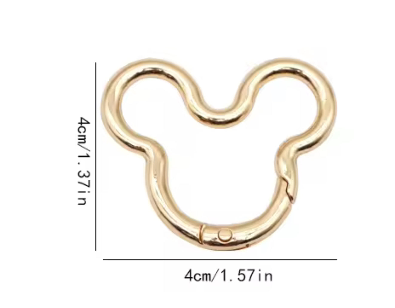 x2-Mouse Shape Metal Hook