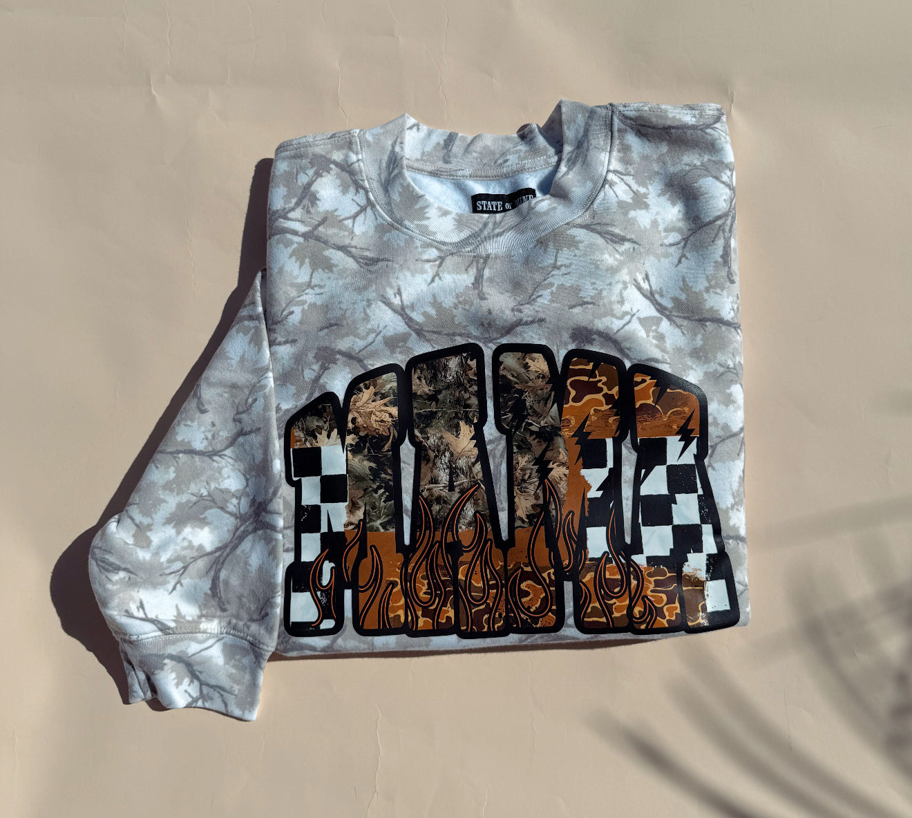 Mama Camo Crewneck Sweater