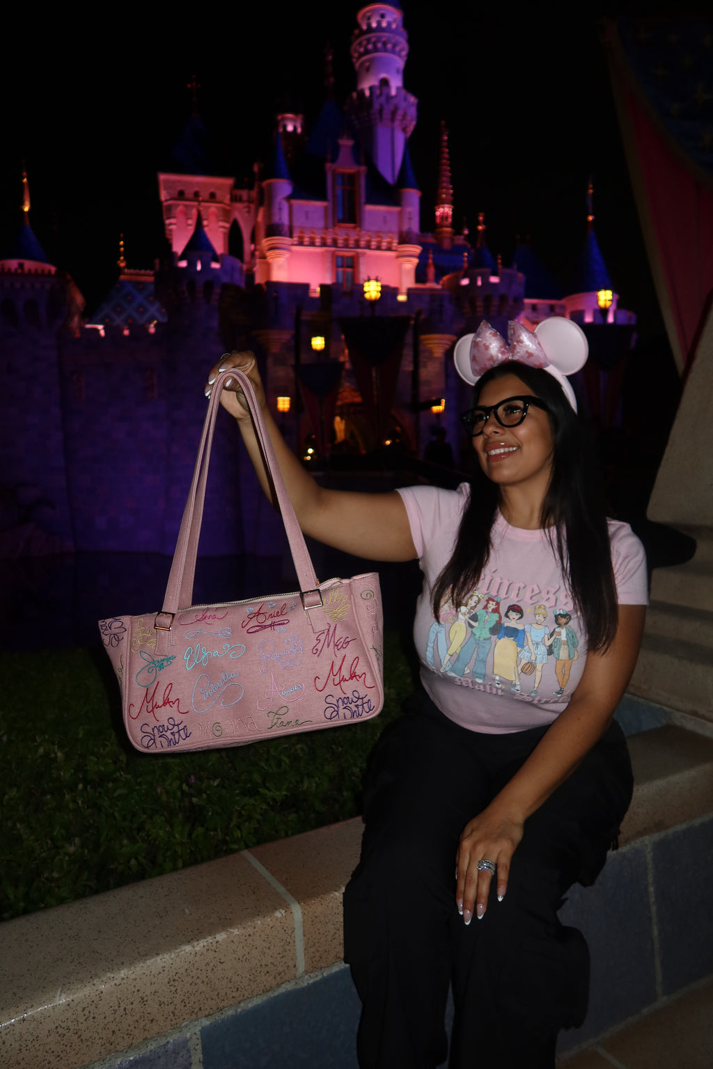 Signature Pink Jean Purse