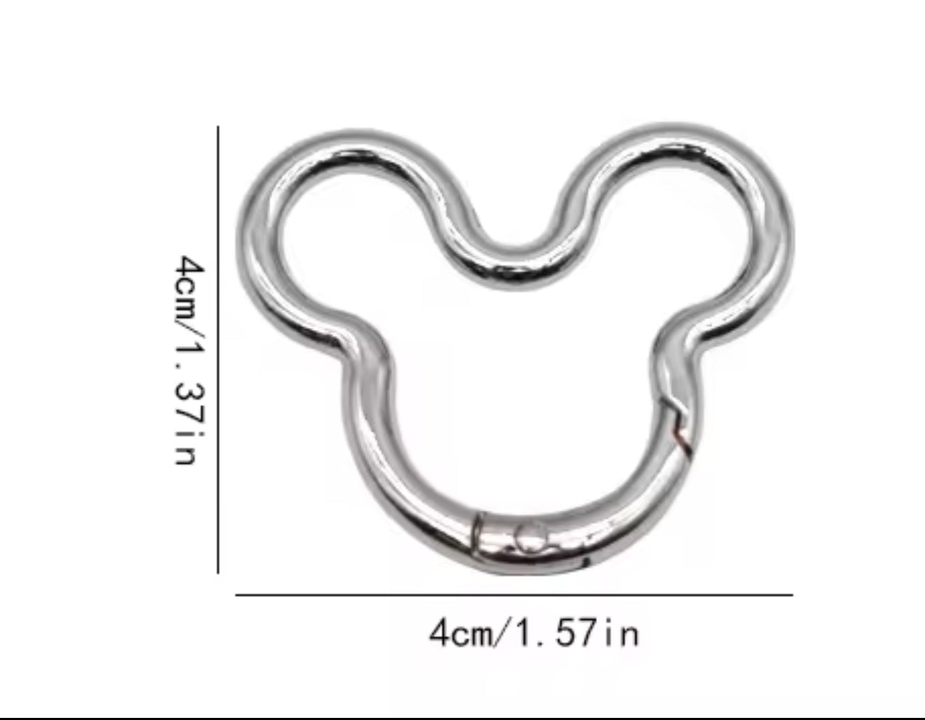 x2-Mouse Shape Metal Hook