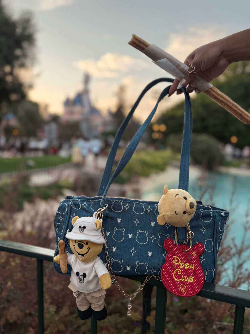 Jean Embroidery Purse