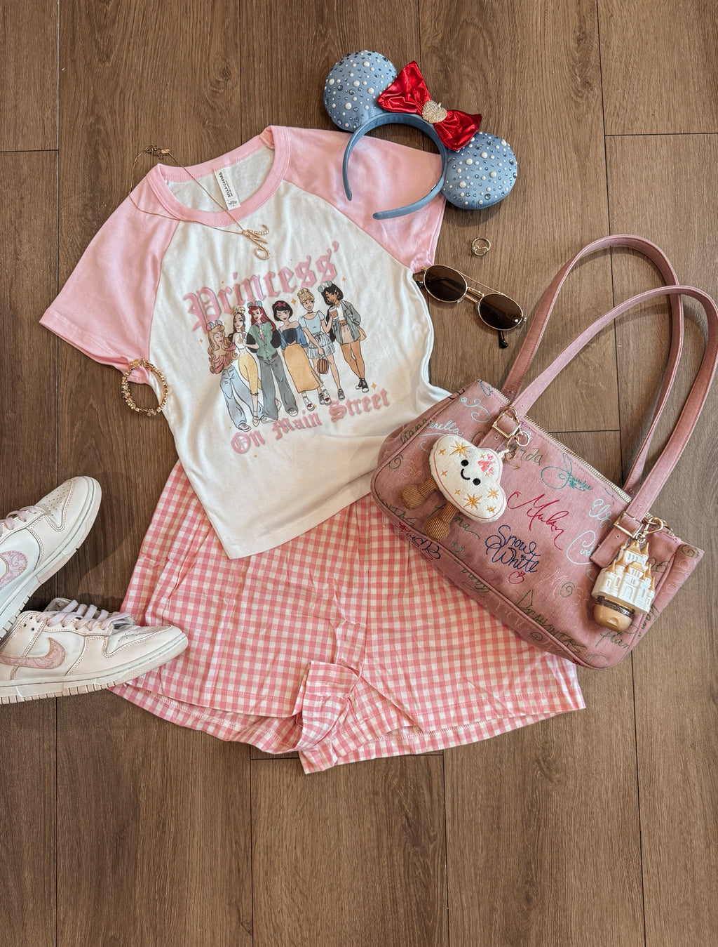 Princess Woman Colored Sleeve Baby Tee *MADE TO ORDER* *2-3 WEEK TURN AROUND TIME*
