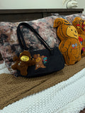 Halloween Bear Black Jean Purse •ETA END OF AUGUST•