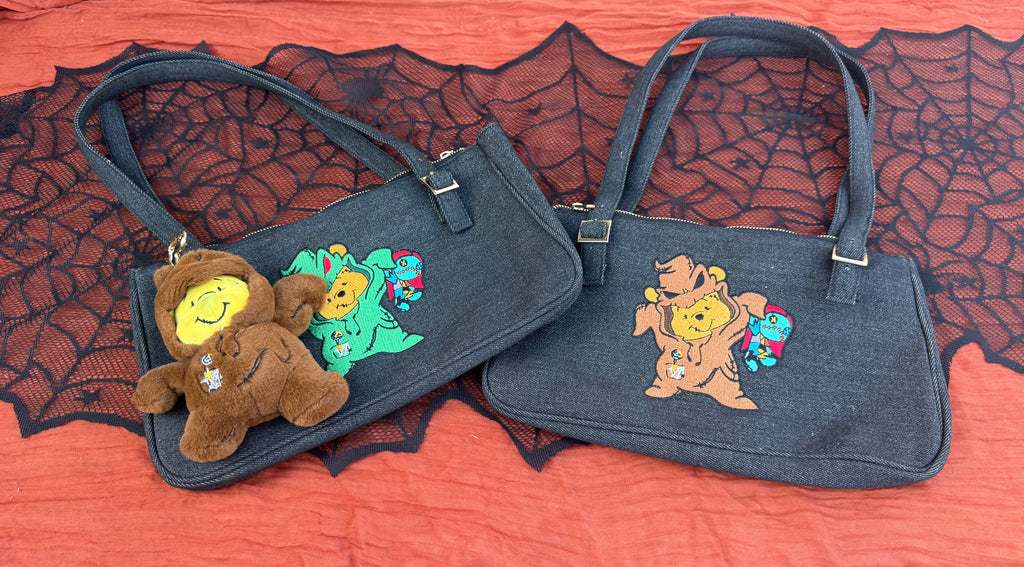Halloween Black Jean Purse