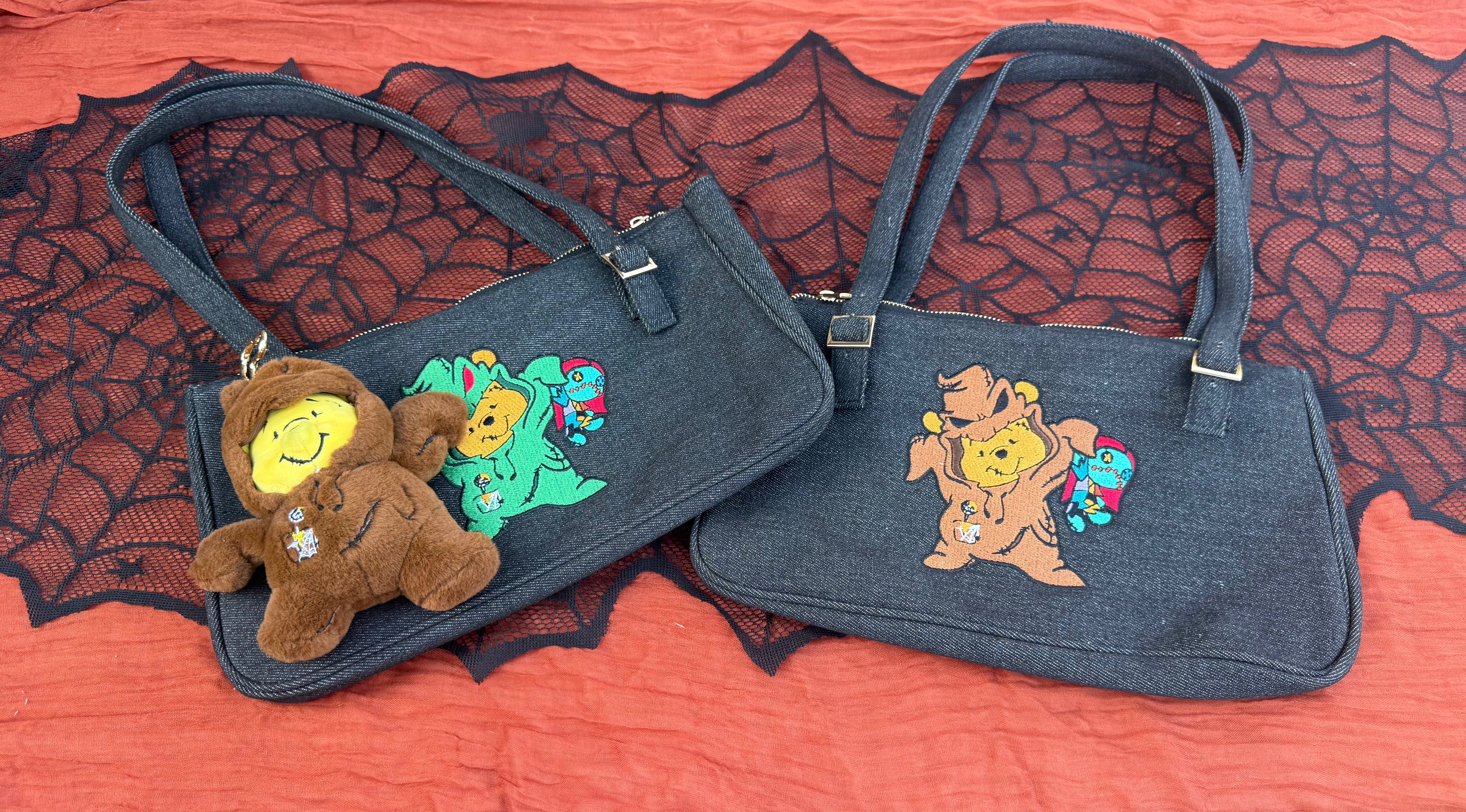 Halloween Black Jean Purse