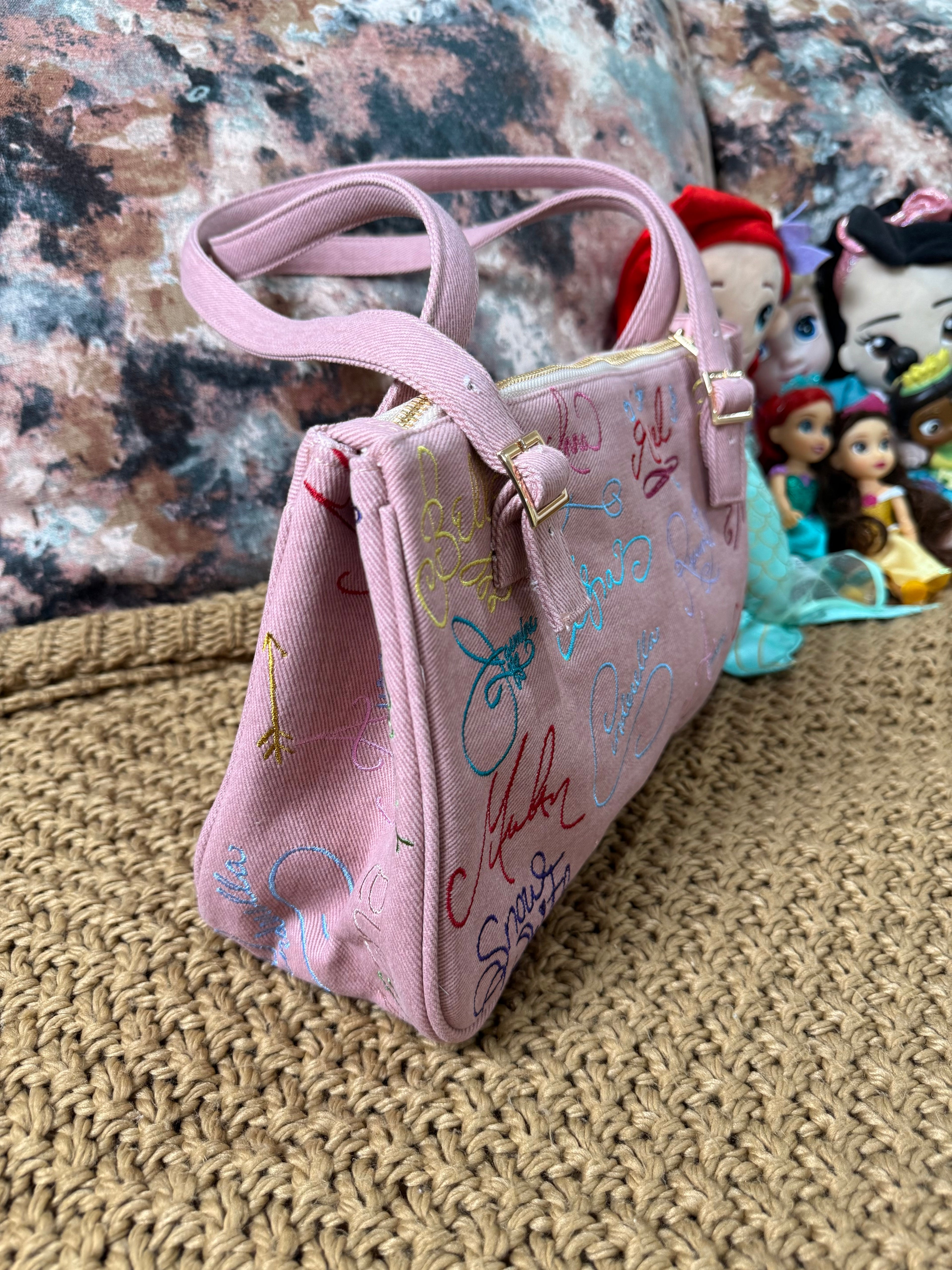 Signiture Pink Jean Purse