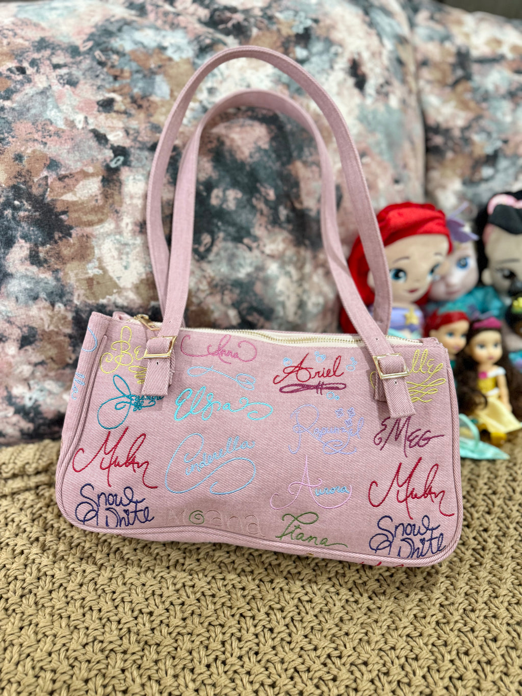 Signiture Pink Jean Purse