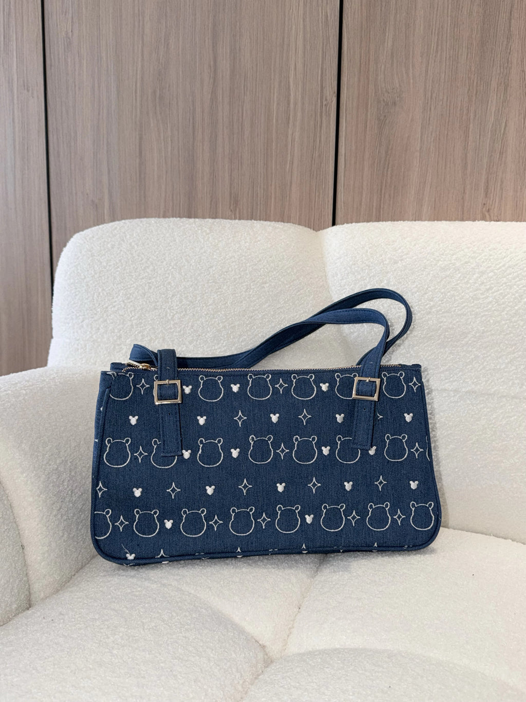 Jean Embroidery Purse RTS