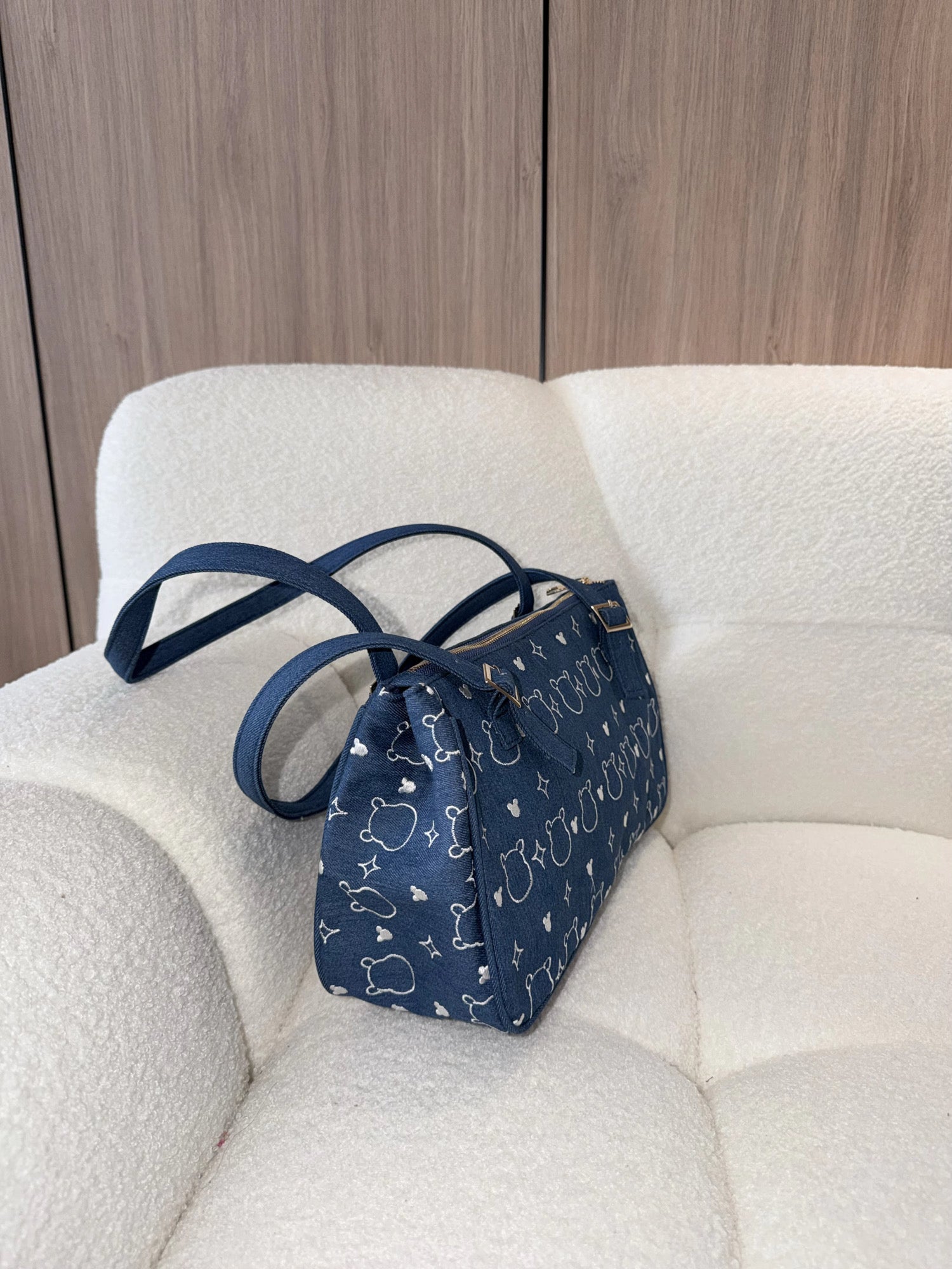 Jean Embroidery Purse RTS